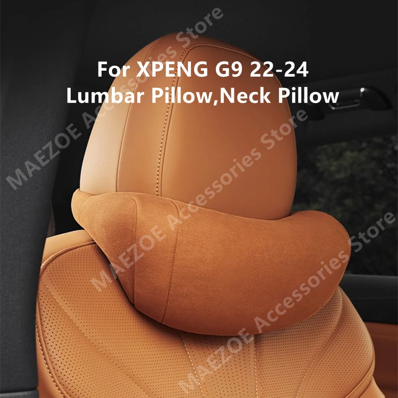 Pre XPeng G9 22-24 Lumbbarový vankúš, vankúš na krk, vankúš na ochranu krku, interiérové ​​doplnky Oprava
