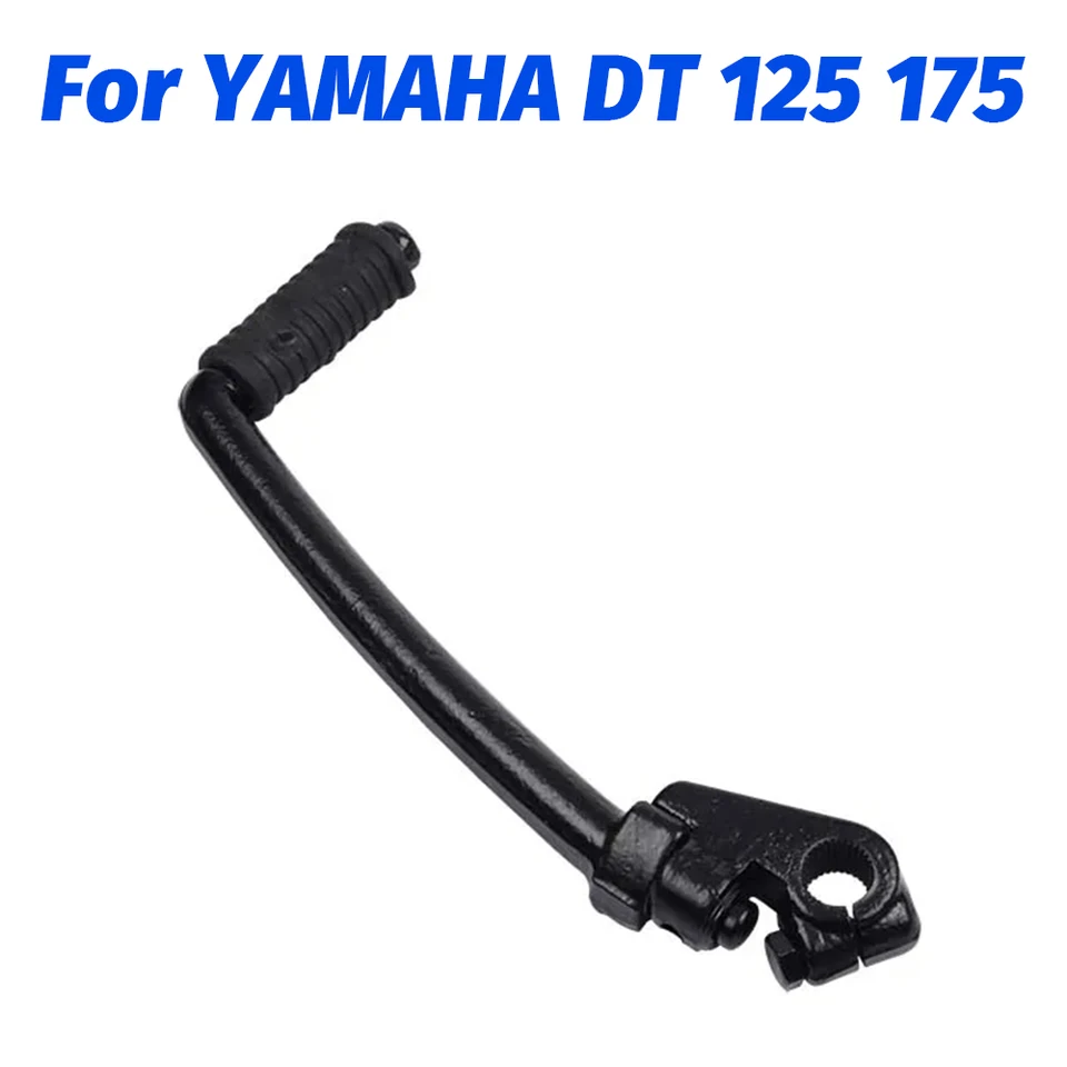 Pre Yamaha DT 125 175 DT125 DT175 Čierny kľuk Crank Assy Štartovacia páka pre 2 zdvihové motocykle Kick štart Kickstart páčnej páky pedála