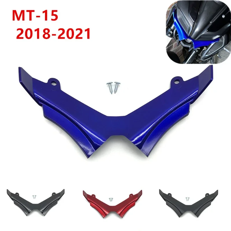 Pre Yamaha Mt 15 2018 2021 Motorcový kapotážny príslušenstvo predné aerodynamické krídla Spoiler Race čelné sklo podstúpenie strážca