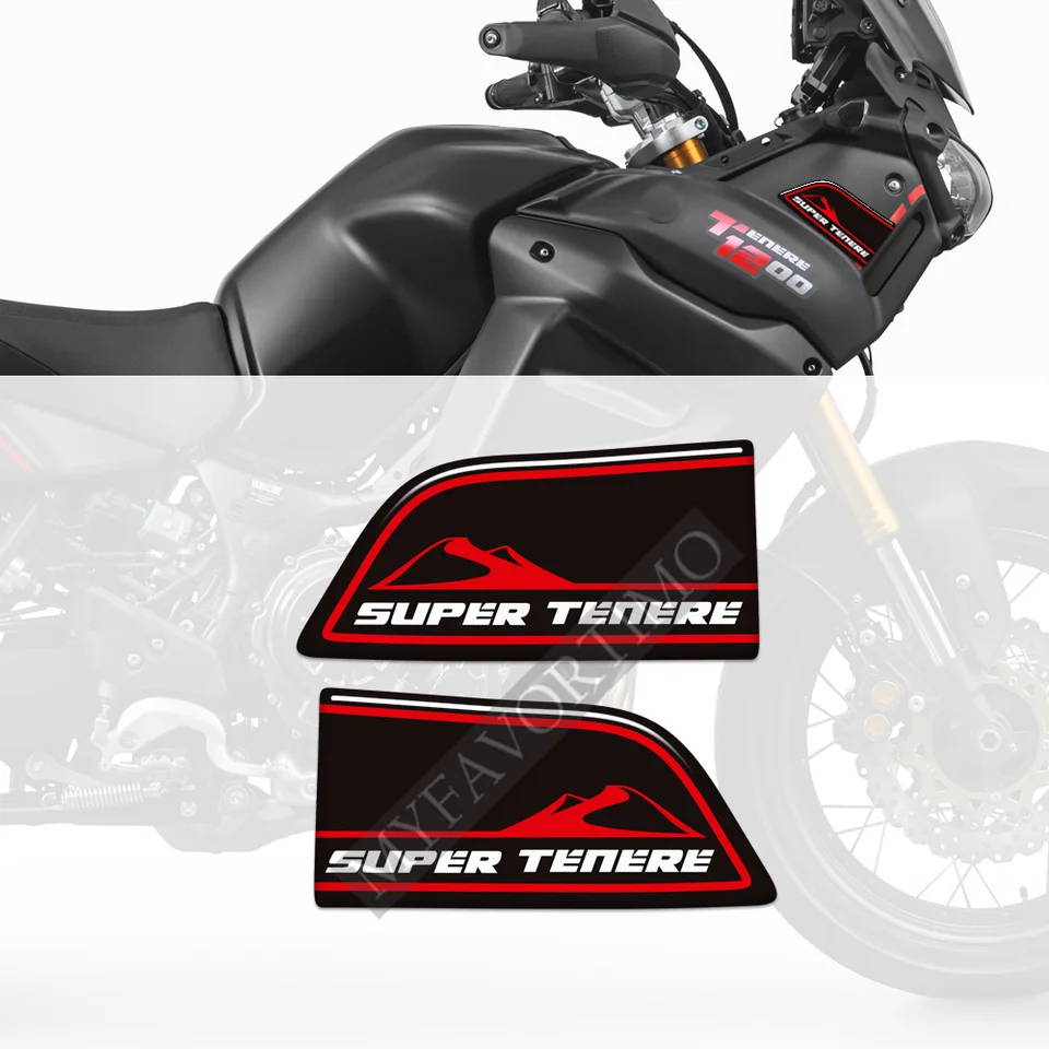 Pre Yamaha Super Tenere 1200 XT DX Z XT1200ZE XT1200Z Kit Kit Kumel batožinové puzdroch Tank Pad Pad Protector Stiapky 2019 2020 2021