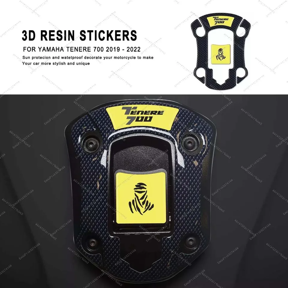 Pre Yamaha Tenere 700 2019-2022 2021 Limited Edition 3d Epoxy Resin Motorcycletank Cap Counter Nový dekoratívny nálepka