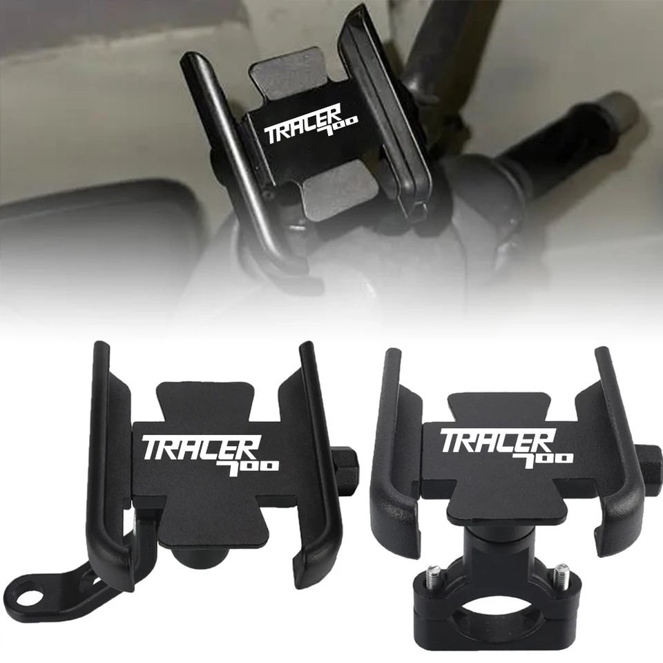 Pre Yamaha Tracer700 Tracer 700 2018-2023 2024 Motocykel Držiteľ mobilného telefónu GPS navigátor spätné zrkadlo Riadlna