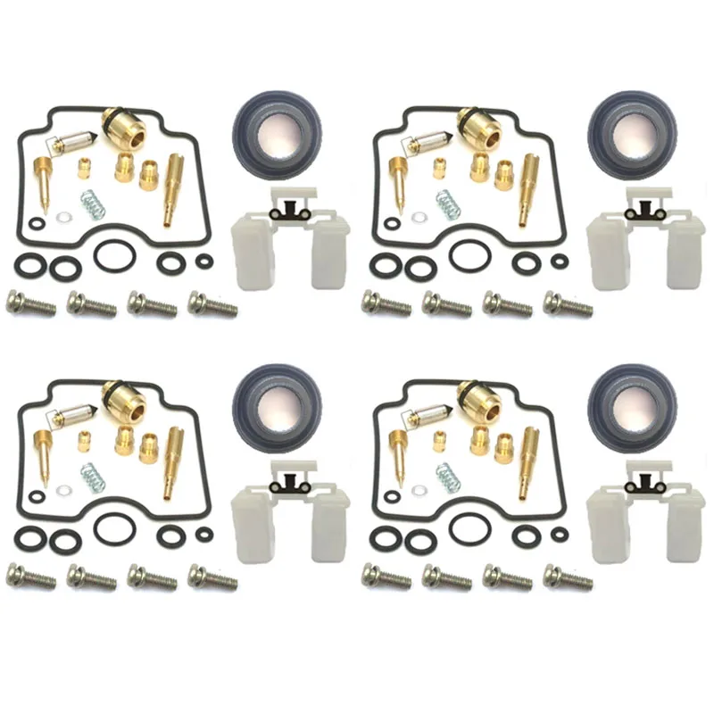 Pre Yamaha XJR1300 RP06 BJ 2002-2003 XJR 1300 Motorcycle Carburetor Repair Kit Palivový systém plaváka Plunger Demonná membrána