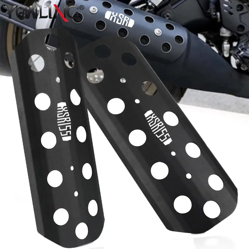 Pre Yamaha XSR155 2019 2020 2021 2022 2023 Motocyklové výfukové potrubie Tepelný štít kryt tlmiča ochutnávka ochrancu Moto príslušenstvo