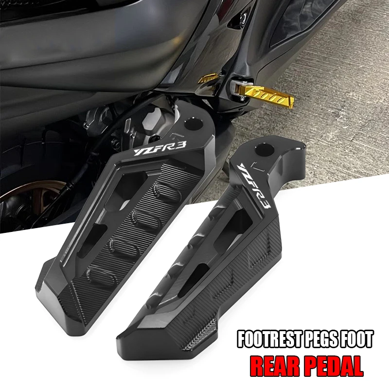 Pre Yamaha YZF-R3 YZFR3 YZF R3 Motocyklové príslušenstvo vľavo a pravé zadné pegs kolíky pre osobné nohy peg pedálové kroky krokov Footrests