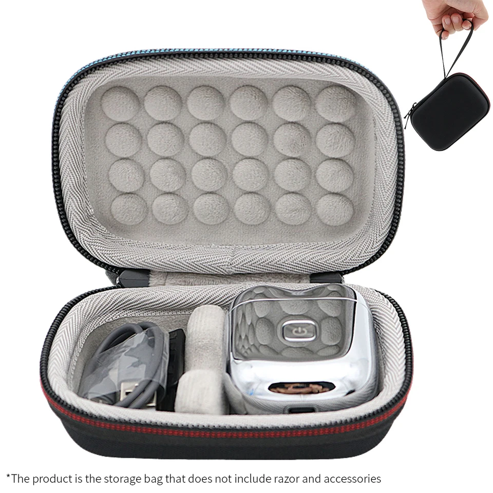 Pre Yoose Mini 1/2 Gen Electric Razor Cravel Case Case Case Hard Eva Storage Bag Pánsky elektrický holiaci strojček prenosný prenosný box