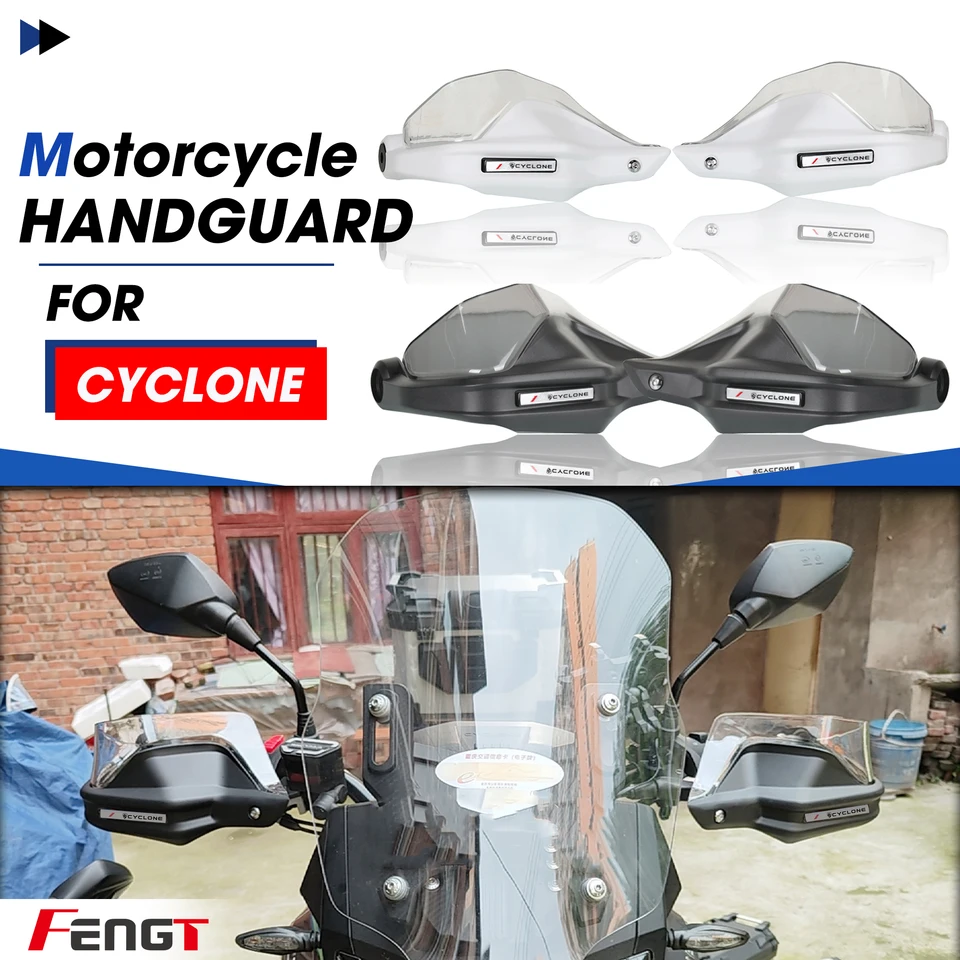 Pre Zongshen Cyclone RX1 RX3 RX4 RX 1 3 4 Motocykel ručný strážny štít Ručné ochranné kryty s ochrancom čelného skla ochranky