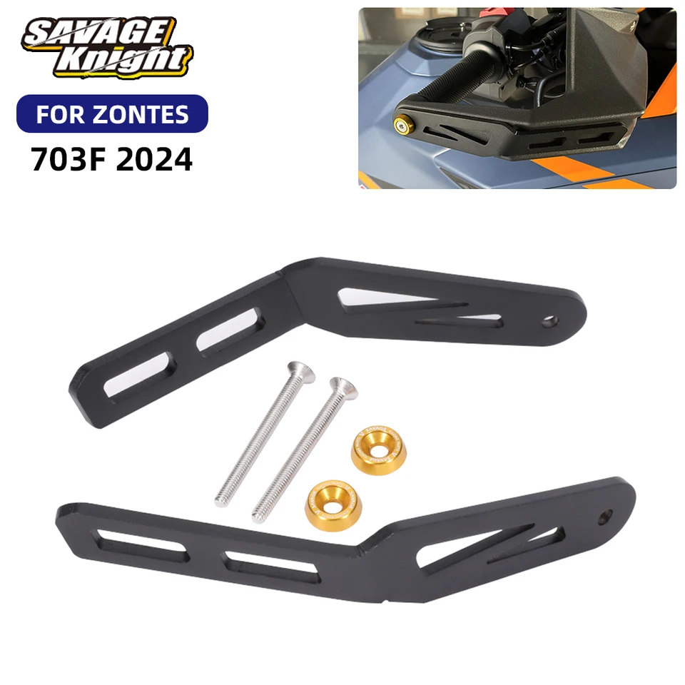 Pre Zontes 703f 2024 Handguard Ochladič čelného skla vylepšený držiak na koncové stĺpce Ochrana ZT 703 F