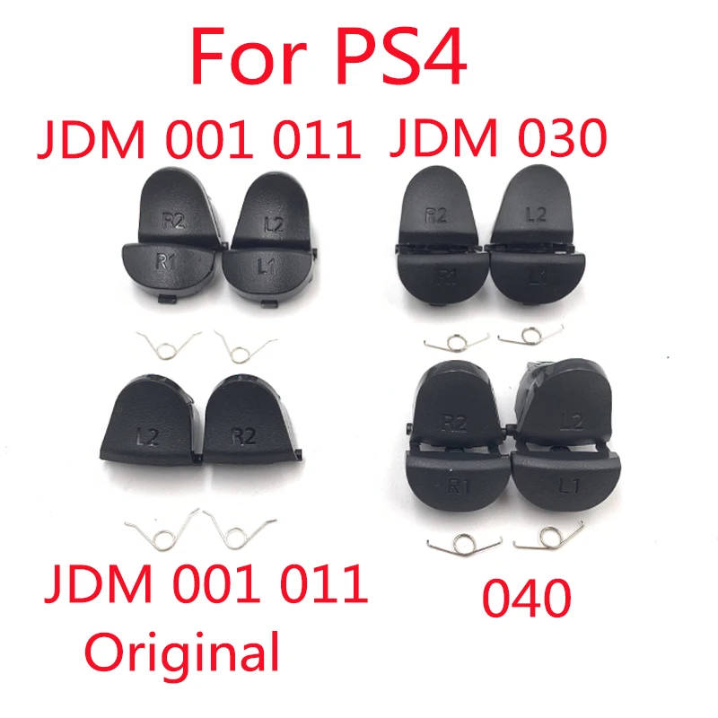 Pre zostavu tlačidla GamePad PS4 L1 R1+L2 R2 Trigger, s pružinou JDM 001 011 030 040 Servisná časť
