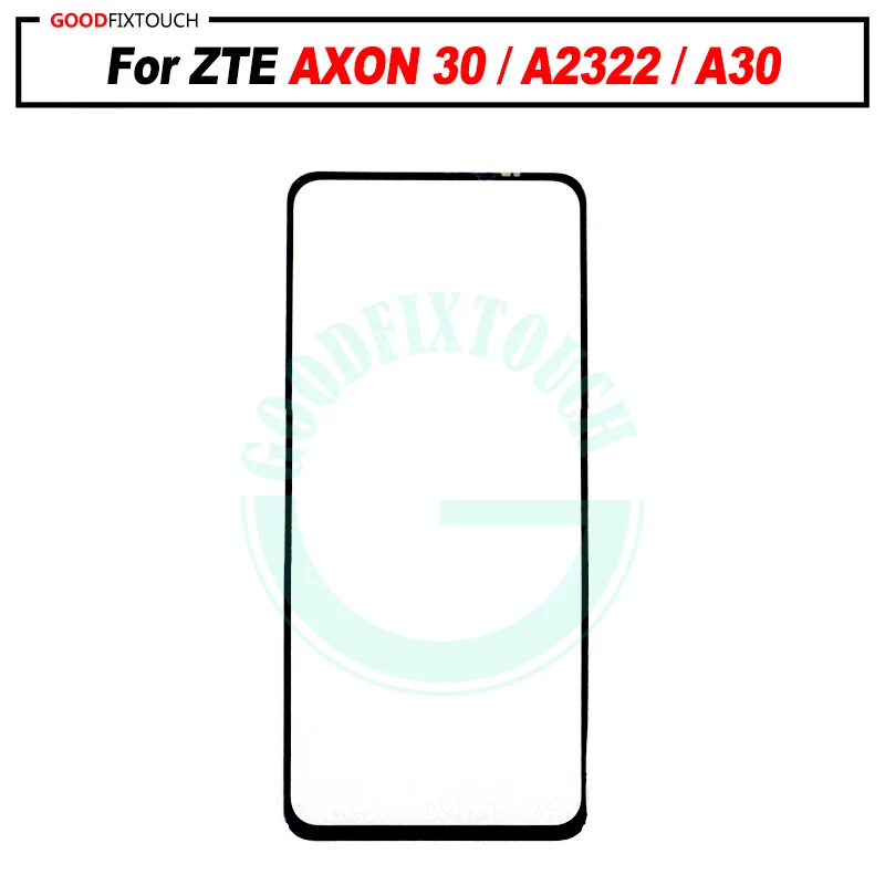 Pre ZTE Axon30 / A2322 / A30 A30 Front Glass Touch Screen Horná šošovka LCD Oprava vonkajšieho panela pre ZTE Axon 30 Glass