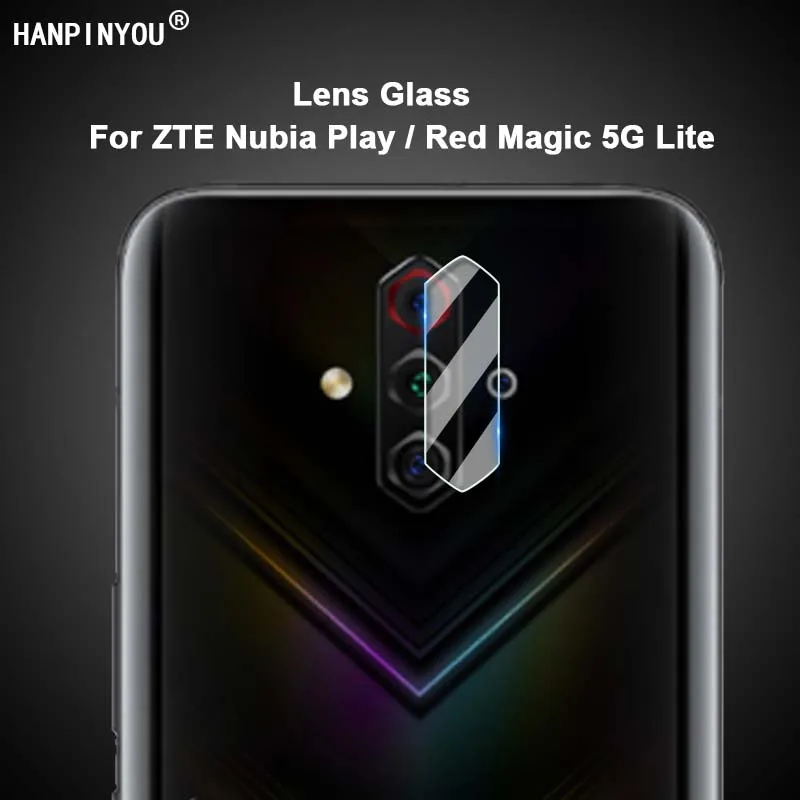 Pre Zte Nubia Play Red Magic 5G Lite Clear Ultra Slim zadná kamera Objektív Objektív Ochrana Ochrana mäkkého temperovaného skla Pro ochrana skla Film