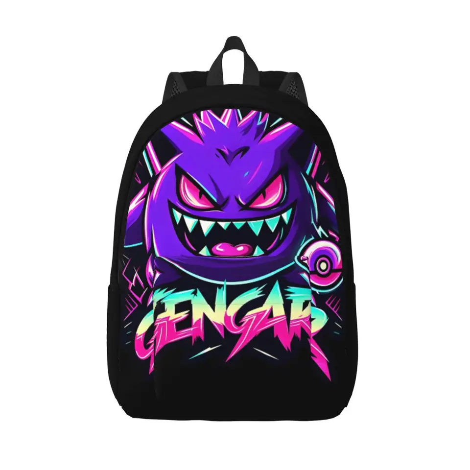 Pre školu Najlepší Ghost Multi Compartment Fashion Gengar Batback for Women Kid Batpsack pre darčeky