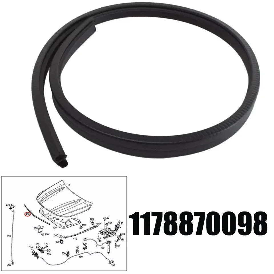 Predaj New Hihg OEM A2476303502 2476303502 Predná kapucňa Gumové tesnenie pre Mercedes pre CLA pre W117 náhradné príslušenstvo automobilu