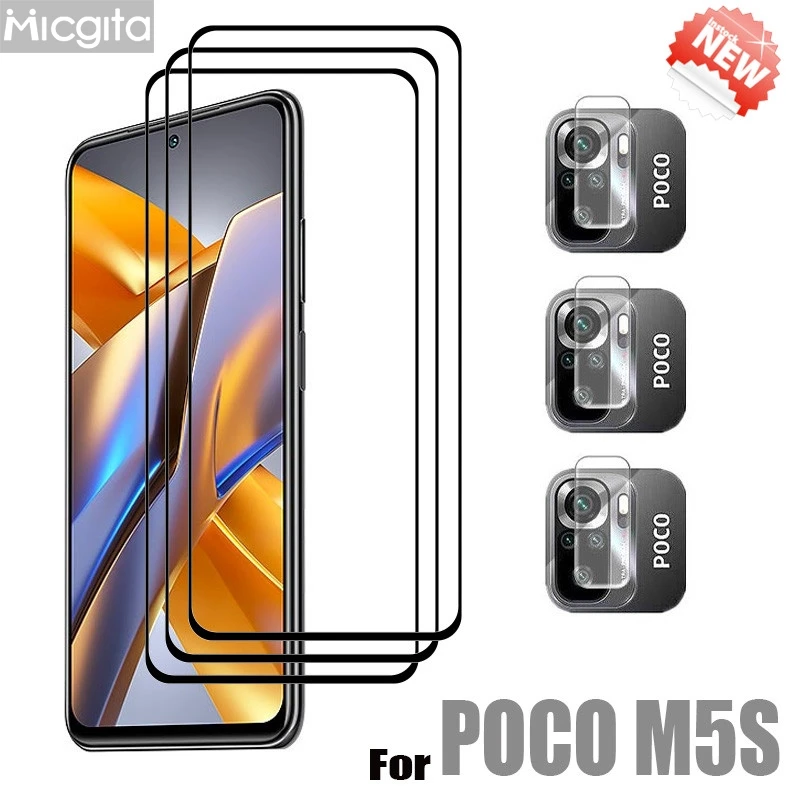 Predaj temperované sklo pre Poco M5S SCREET OBRADNÉ PROSTREKOVÉ SKROCH A A Soft Fiber Camera