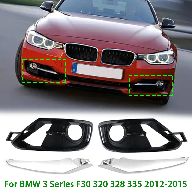 Predná hmlová lampa rámec FOG FOG Light Rám pre BMW 3 Series F30 320 328 335 2012-2015