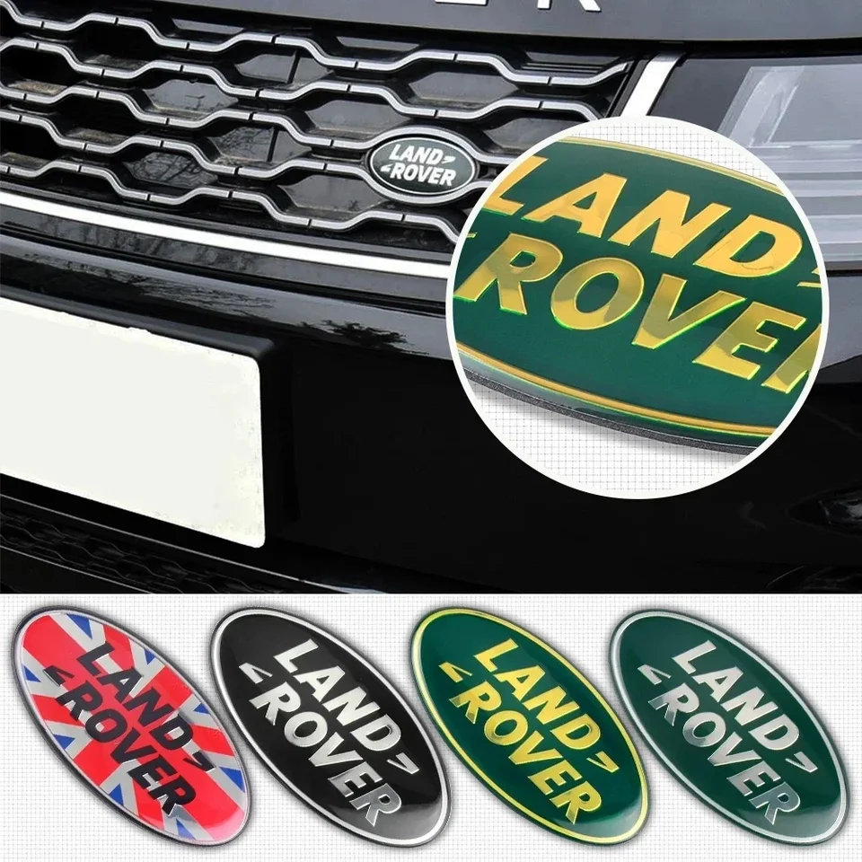 Predná mriežka Tail Trunk Emblem pre Land Rover Discovery Range Rover Evpque Defender 3 4 Velar Freelander Sport Auto Dekorácie