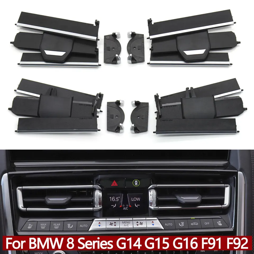 Predná stredná klimatizácia Central AC Vent Grille Outlet Opravy súpravy pre BMW 8 Series G14 G15 G16 F91 F92 2017-2022