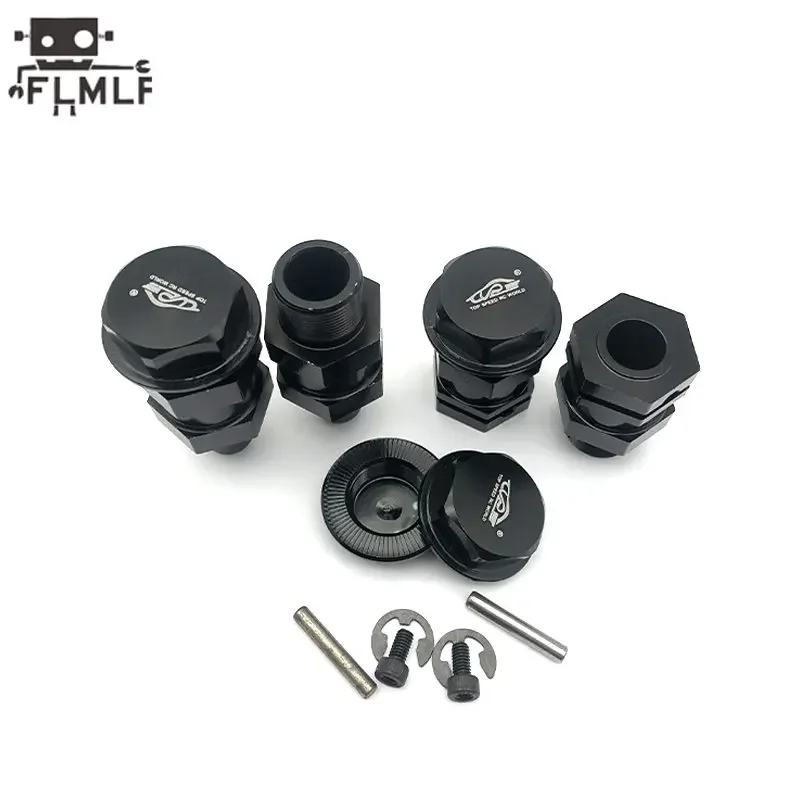 Predná zadná zadná zadná zadná zadná zadná časť 24 mm kolies Hex Hub Hub predĺžená nápravy a kolesá matica na 1/5 hpi rofun baha rovan KM Baja 5b 5t 5Sc