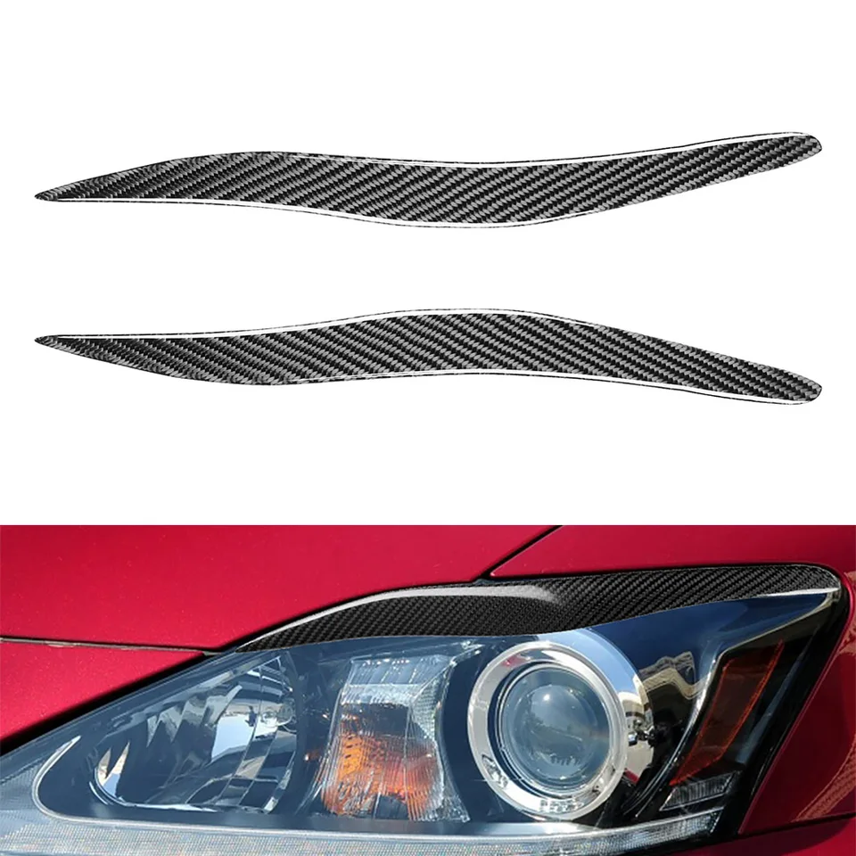 Predné hmlové svetlo s uhlíkovými vláknami obočia obočie pre očné viečka pre Lexus IS250 IS300 IS350 2006 2007 2008 2009 2010 2010 2012 2012 2013