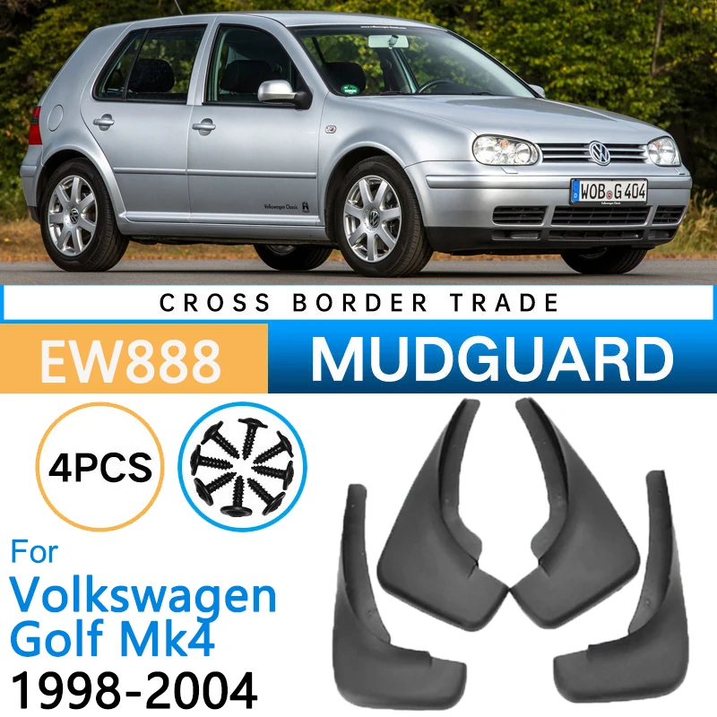 Predné klapky na bahno pre predné auto pre Volkswagen VW Golf 4 MK4 2003 2002 2001 2000 1999 1998