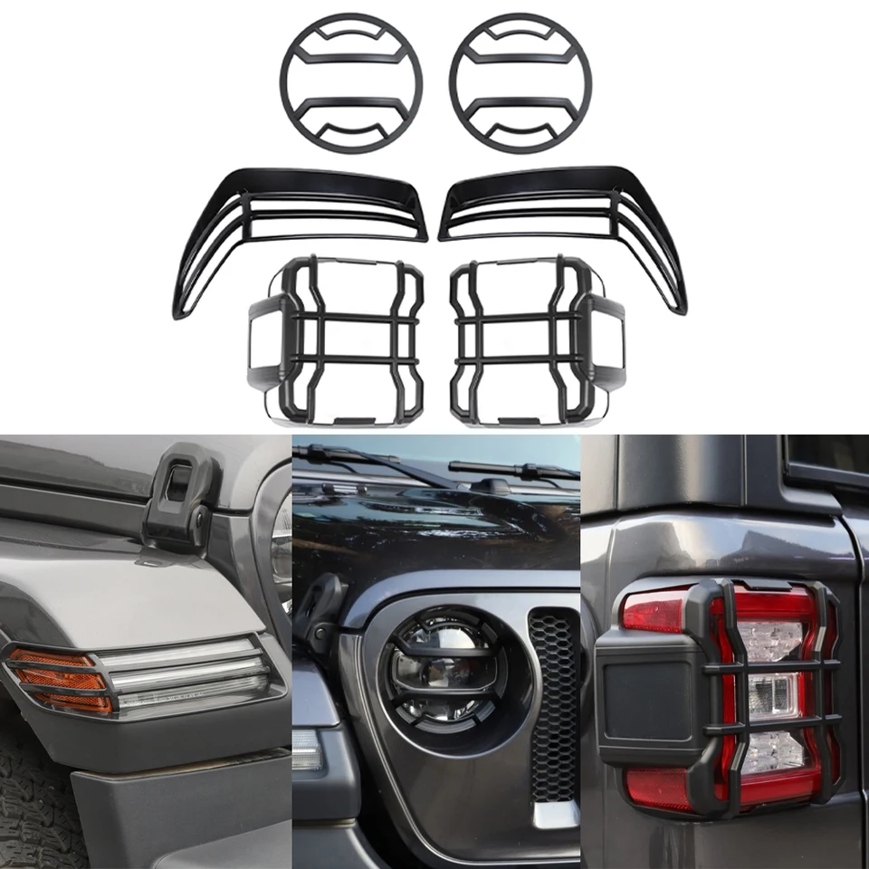 Predné koleso obočie svetlometový obal svetlomet LED zadné zadné svetlo pre Jeep Wrangler JL Gladiator JT 2018- 2021 2022 2023