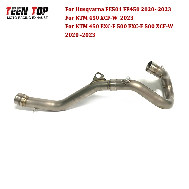 Predné potrubie výfukového motocykla pre KTM 450EXC-F 500EXC-F/XCF-W 2020-2023 OFFORD BIKE HLAVY 450XCF-W 2023 Titanium Alialoy