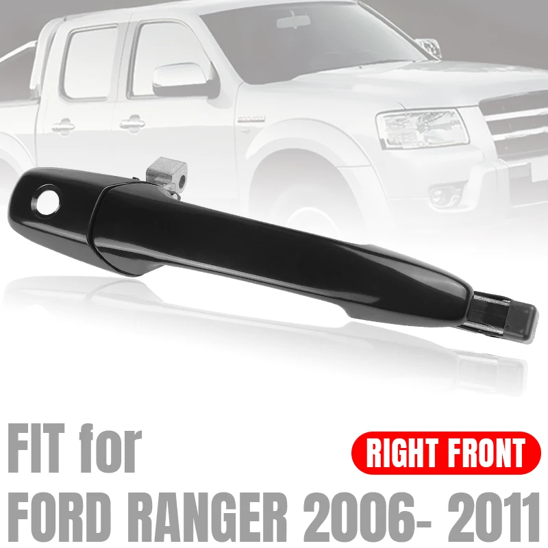 Predné pravé vonkajšie dvere rukoväť čierna pre Mazda BT-50 Ute UN Ford Ranger Ute PJ PK 2006 2007 2008 2009 2010 2011