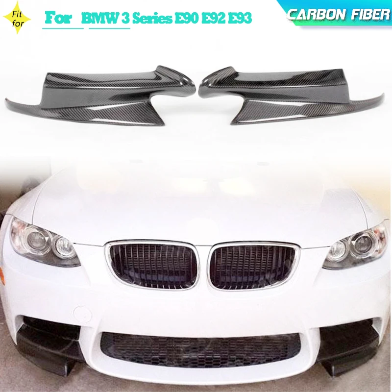 Predné rozdeľovače uhlíkových vlákien pre BMW 3 Series E90 Sedan E92 Coupe E93 Convertible M3 08-14 SPOILER SPOILER SPOTITER PREDNÉ BUHERP
