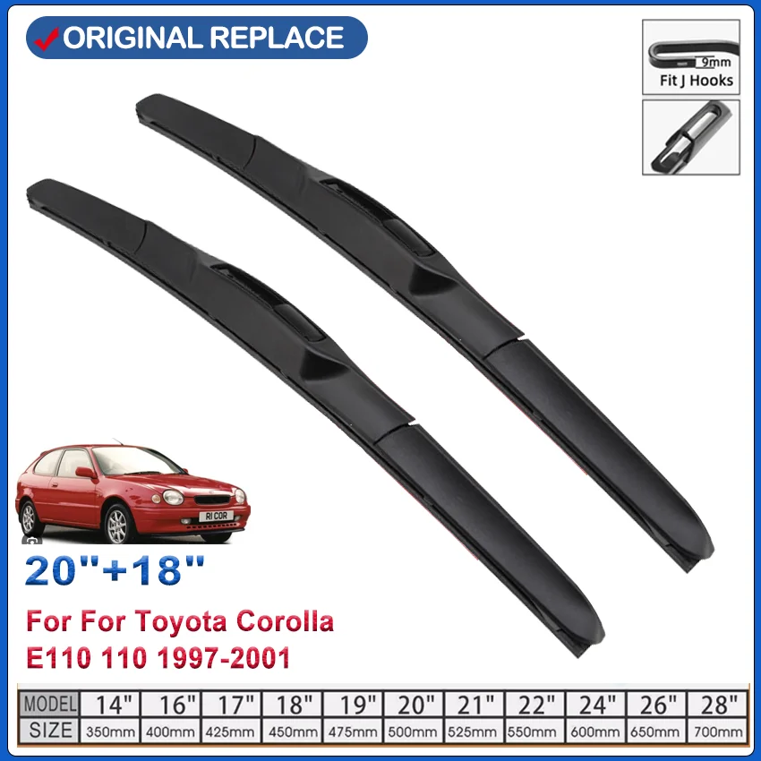 Predné stieračky pre Toyota Corolla E110 110 1997-2001 Wiper Blade Gumber 20 