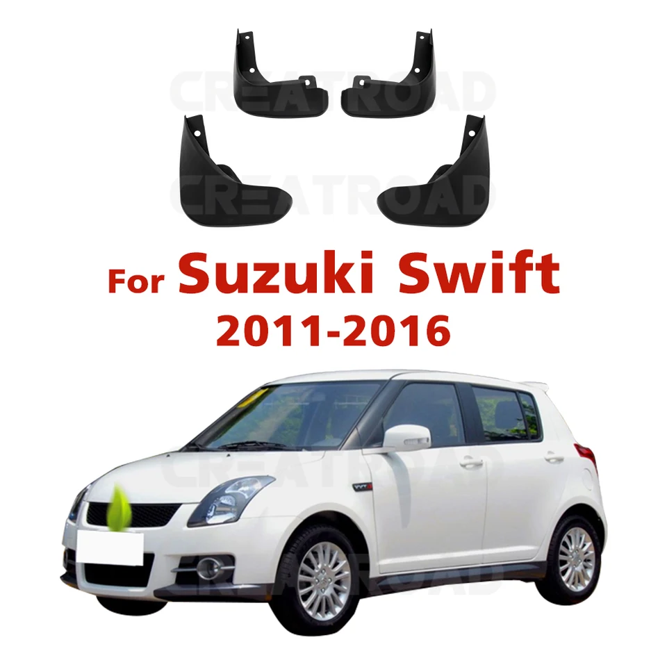 Predné zadné bahenné klapky pre Suzuki Swift 2011 -2016 2012 2013 Fender Splash Guards Mudguards Auto príslušenstvo