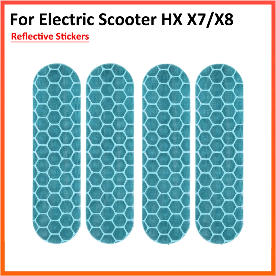 Predné zadné kolesá reflexné nálepky pre HX X7 X8 Electric Secootter predné vidlice zadné koleso Chránené pruhy Časti príslušenstvo
