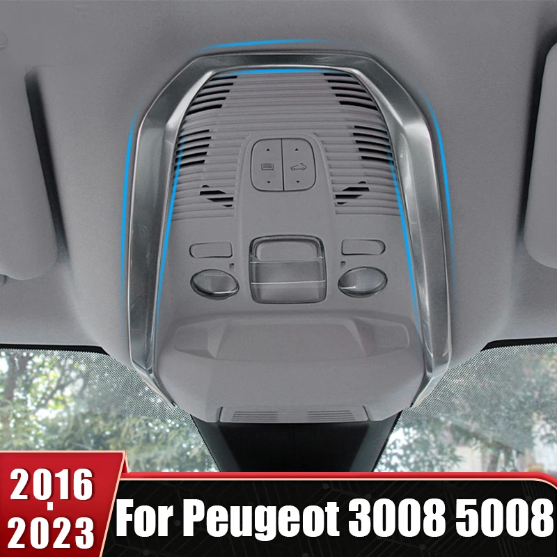 Predné zadné čítacie lampa pre Peugeot 3008 5008 GT 3008GT 5008GT 2016 2017 2018 2019 2020 2021 2022 2023