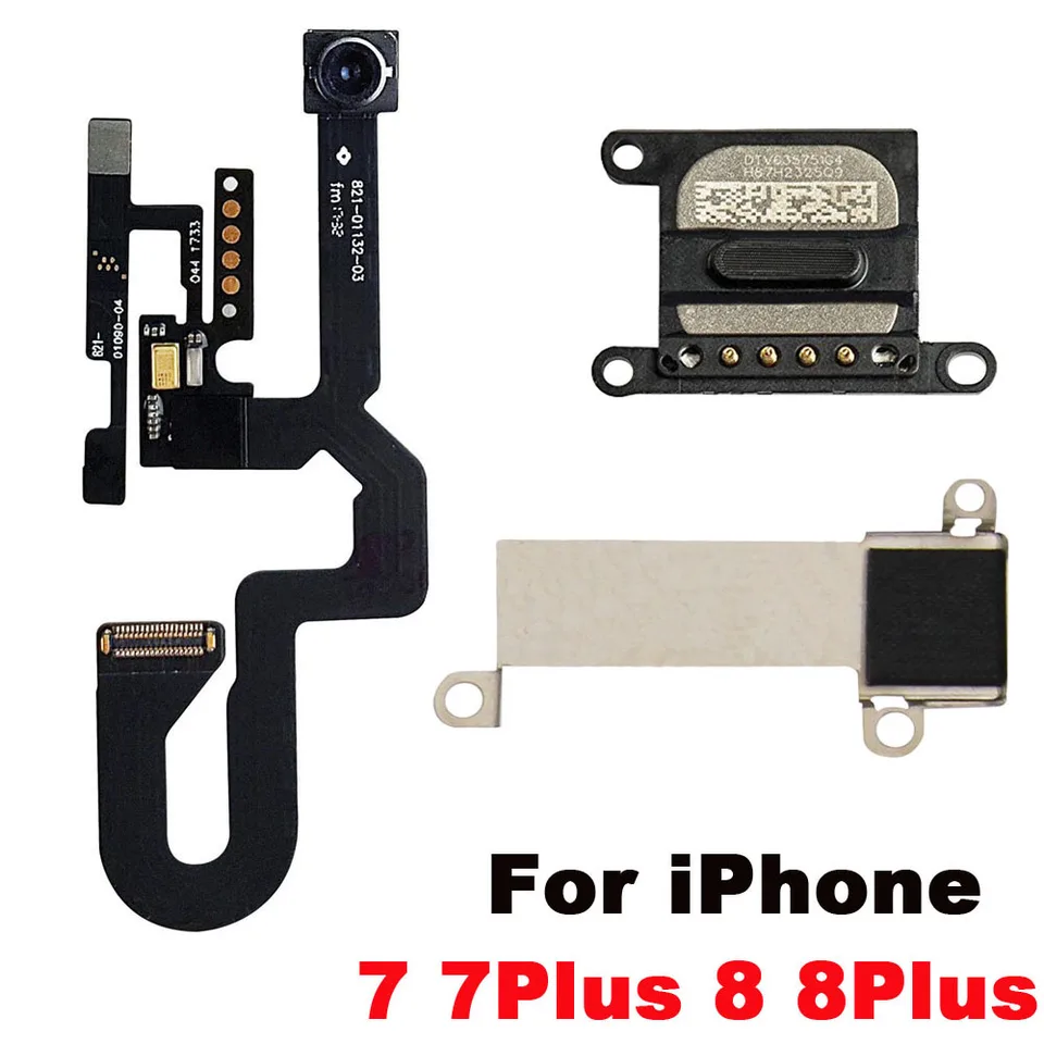 Predný fotoaparát s predným fotoaparátom so snímačom priblížením Light Flex kábel + slúchadlo s držiakom držiaka pre iPhone 7G 7 plus 8 8Plus