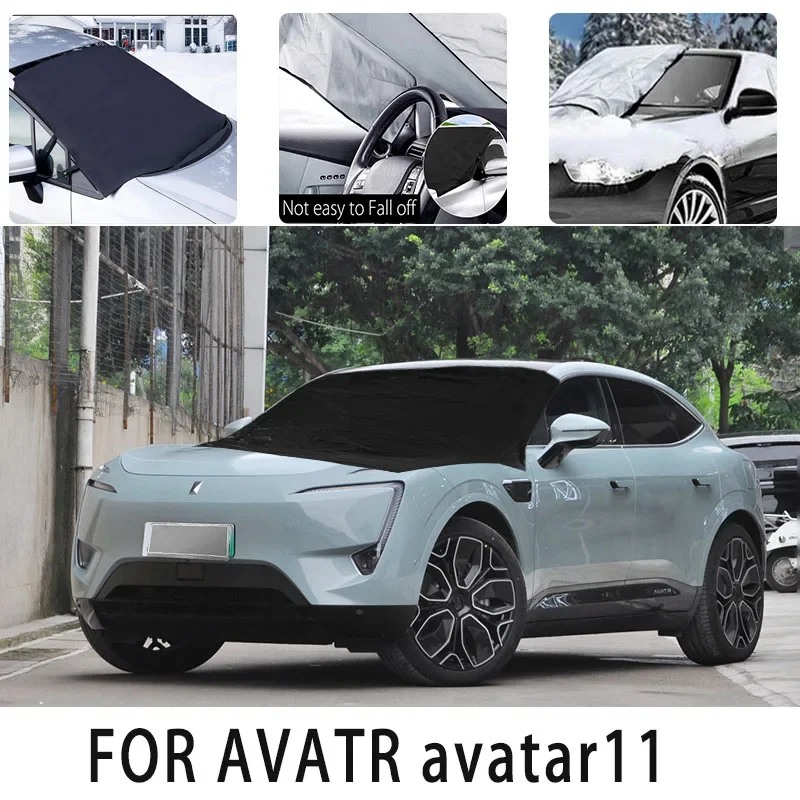 Predný kryt krytu Carsnow pre Avatar11 snehová protokolová izolácia tepelný izolačný odtieň opaľovací krém veterný mraz