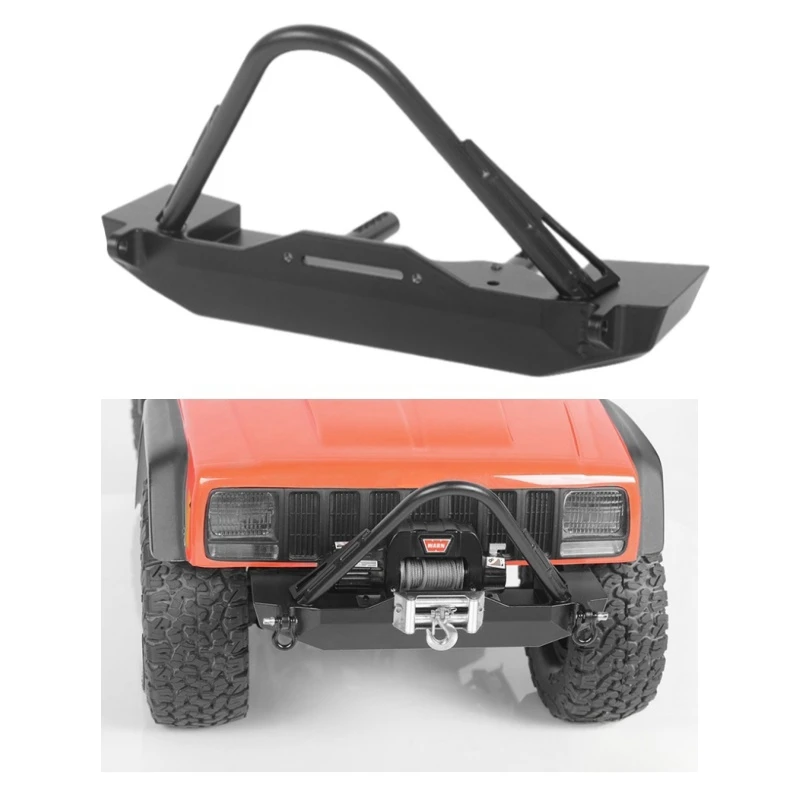 Predný nárazník na navijak pre axiálne SCX10 II Jeep Wrangler AX90046 90035/90027 XJ Cherokee RC Crawler Truck Scale 1/10