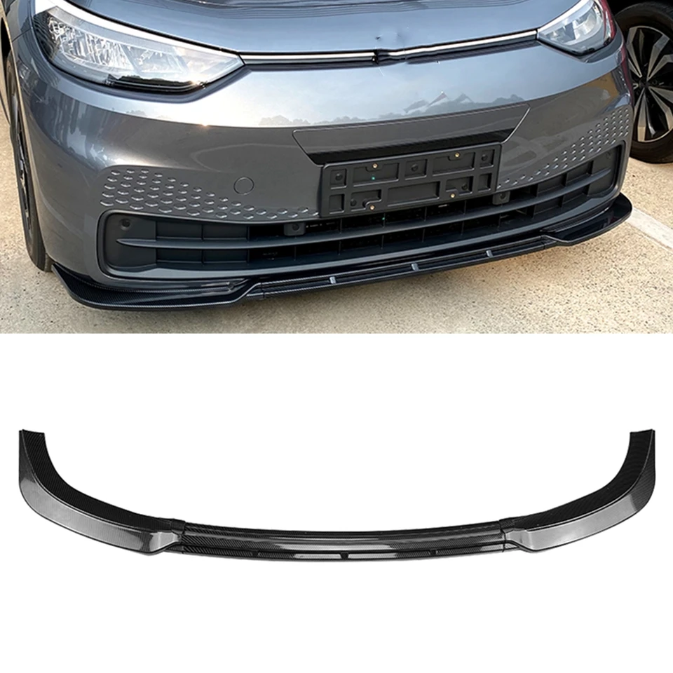 Predný nárazník Splitter Lip pre Volkswagen VW ID.3 2019-2022 ZOBRAZENIE HOBITNÉHO VLASTNOSTI Vzhľad