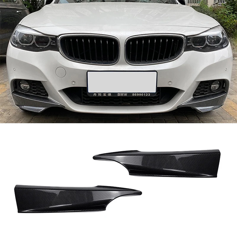 Predný nárazník Splitter Splitter Spoiler Body Kit pre BMW 3 Series GT F34 320I 325I M Sport 2014-2019 PREDNÁ PREDPOMÍN