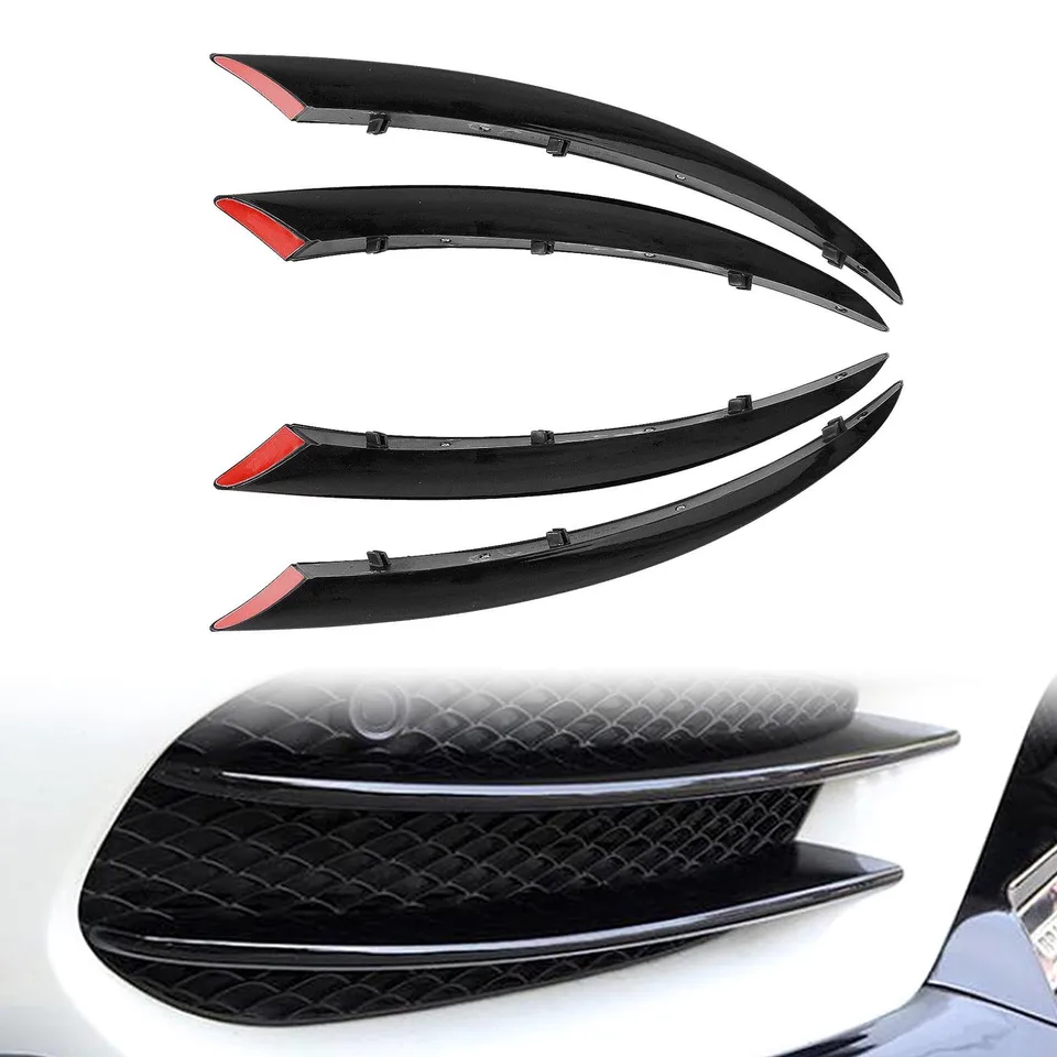 Predný nárazník Vzduch Vzduch hmlovej hmlovej hmly Canard Canard pre Mercedes-Benz W205 C trieda 2015-2018 Sport C180 C200 C250 C260 C300