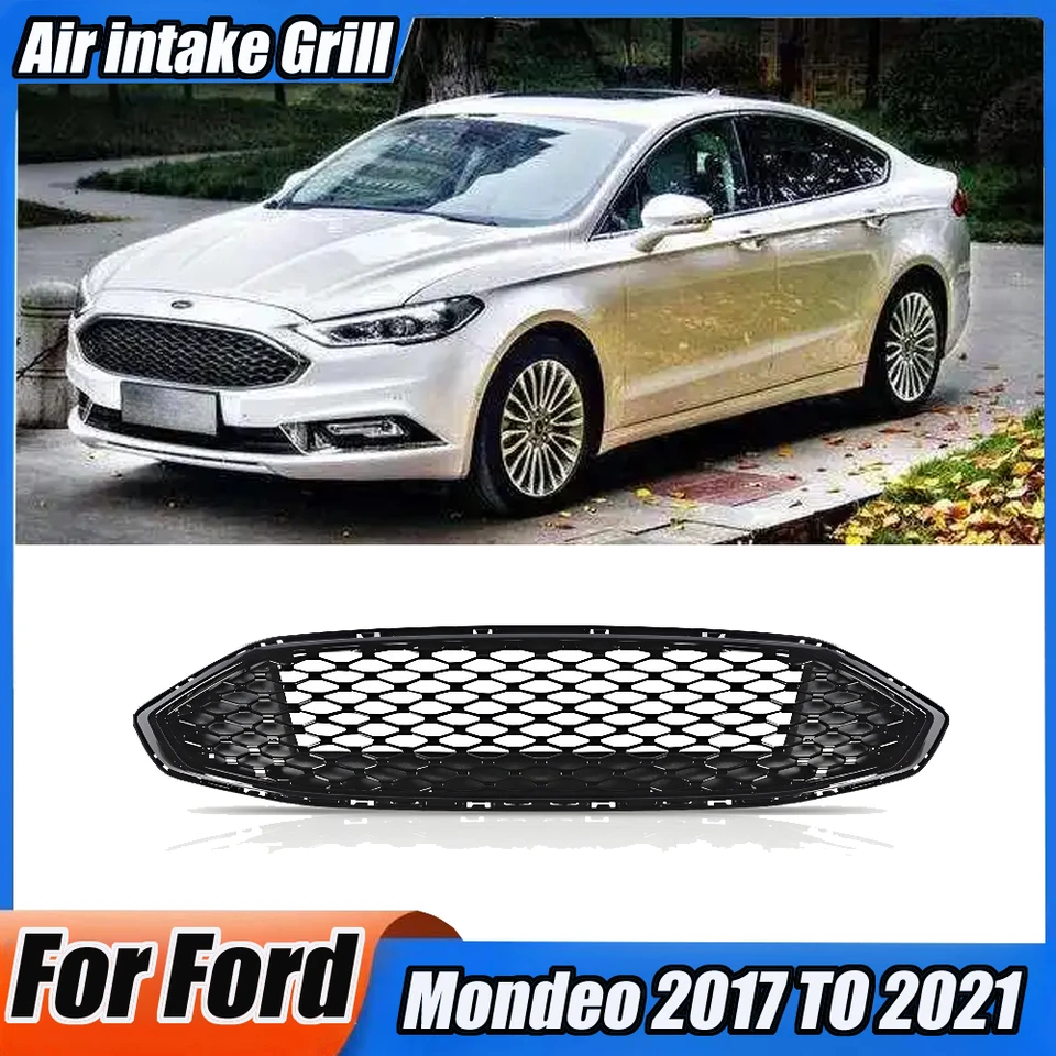 Predný nárazník vzduchu pre prívod vzduchu pre Ford Mondeo 2017 2018 2019 2020 2021 automobil Honeycomb Mesh Grill Auto externé ozdoby súpravy
