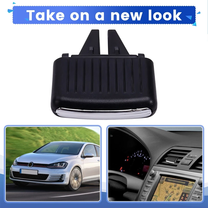 Predný prístrojový panel A/C Venter Paddle Vent Grille Nastavovacie pádlo pre VW Golf 6 Jetta Sagitar Outlet Clip Tab Opravy súprava