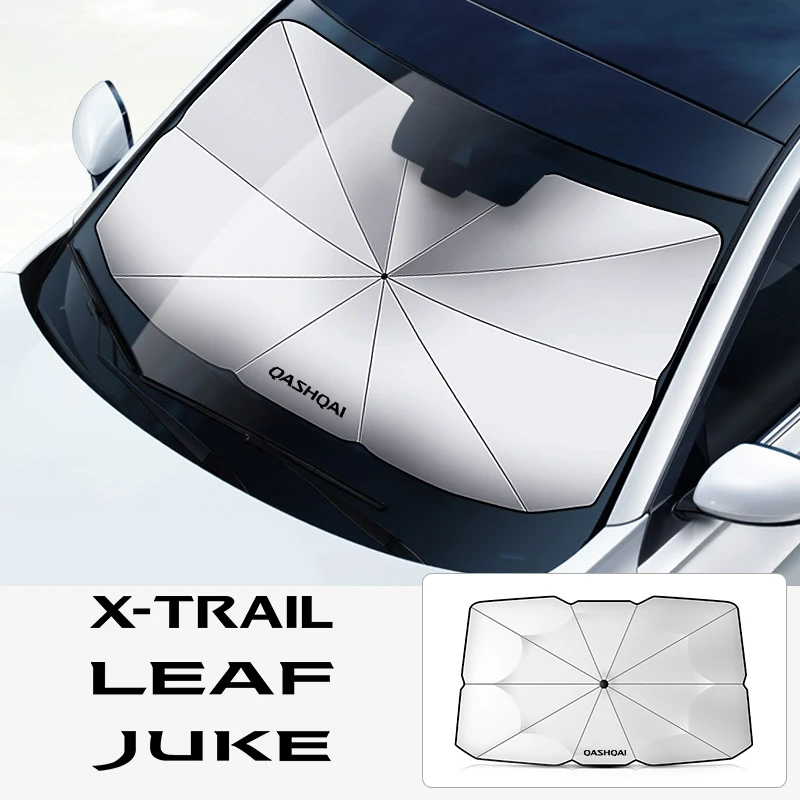 Predný slnečný dáždnik v aute, anti-UV Proof Heat, pre Nissan Qashqai J11 Juke X-Trail T32 Tiida Leaf Patrol Tiida Teana Sentra