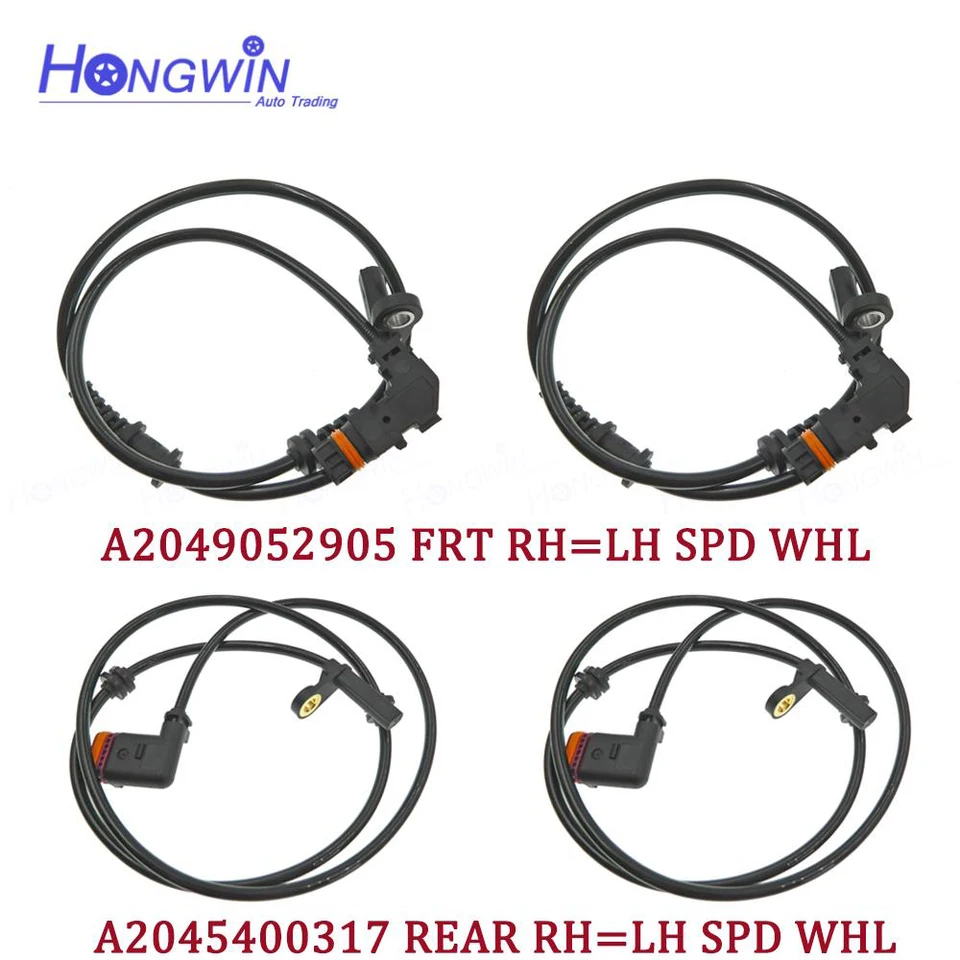 Predný snímač ABS predného zadného ľavého kolesa pre Benz W204 C200K C280 2045400317 A2045400317 A2049057702 A2049052905 2049057702