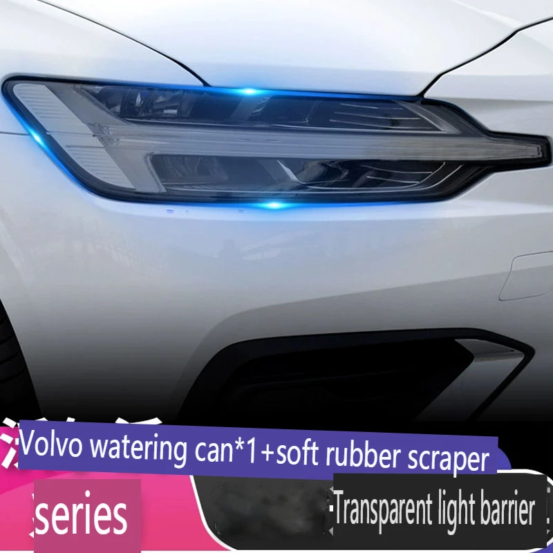 Predný svetlomer pre auto pre Volvo S60 S90 TPU priehľadný ochranný film Film Svetlové prúžky