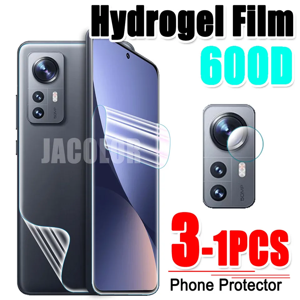 Predný zadný hydrogélový film pre Xiaomi 12 12x 12Pro Ochranná filmová kamera sklo šošovky pre MI 12 12x 12Pro Ochranné nie sklo