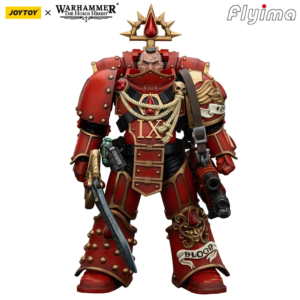 [Predobjednávka] Joytoy Warhammer Horus Heresy 1/18 Action Figures Blood Angels Raldoron Prvý kapitán modelu Blood Angels
