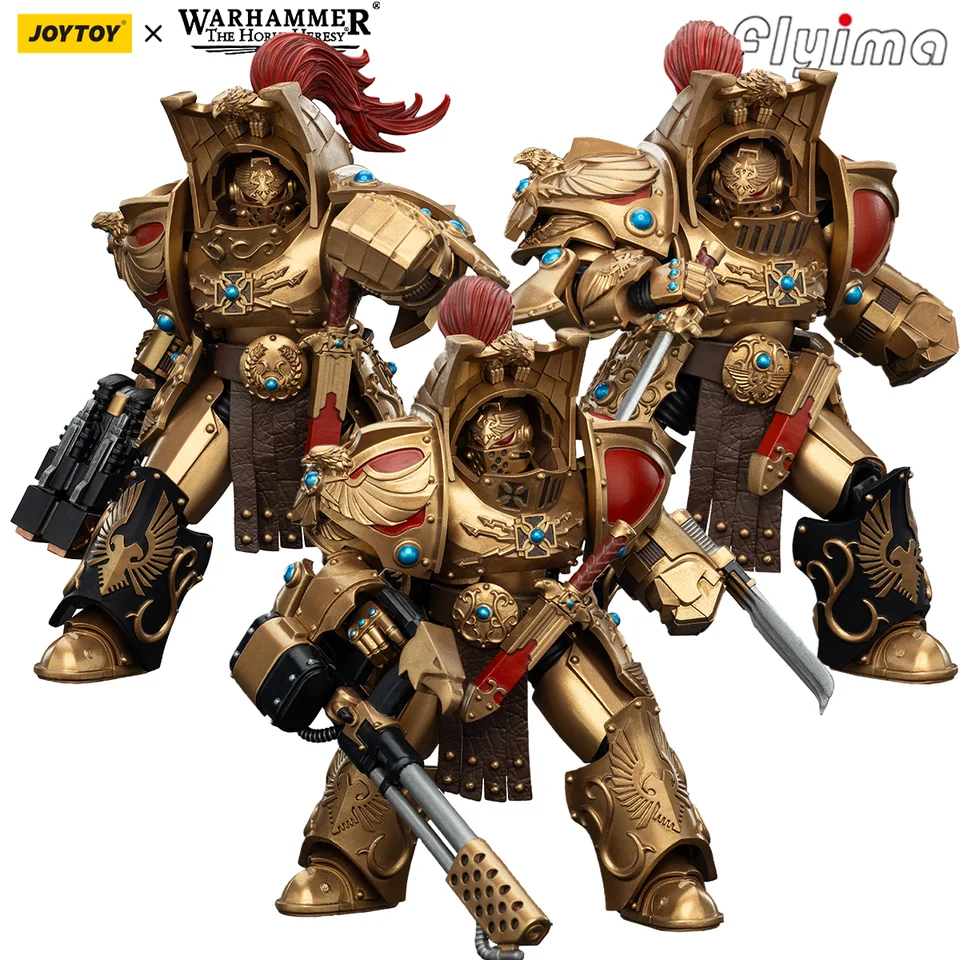 [Predobjednávka] Joytoy Warhammer Horus Heresy 1/18 Akčné figúrky Legio Custodes Aquilon Terminator Squad 3ks