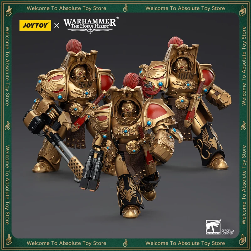 [Predobjednávka] Joytoy Warhammer Horus Heresy 1/18 Akčné figúrky Legio Custodes Aquilon Terminator Squad 3ks