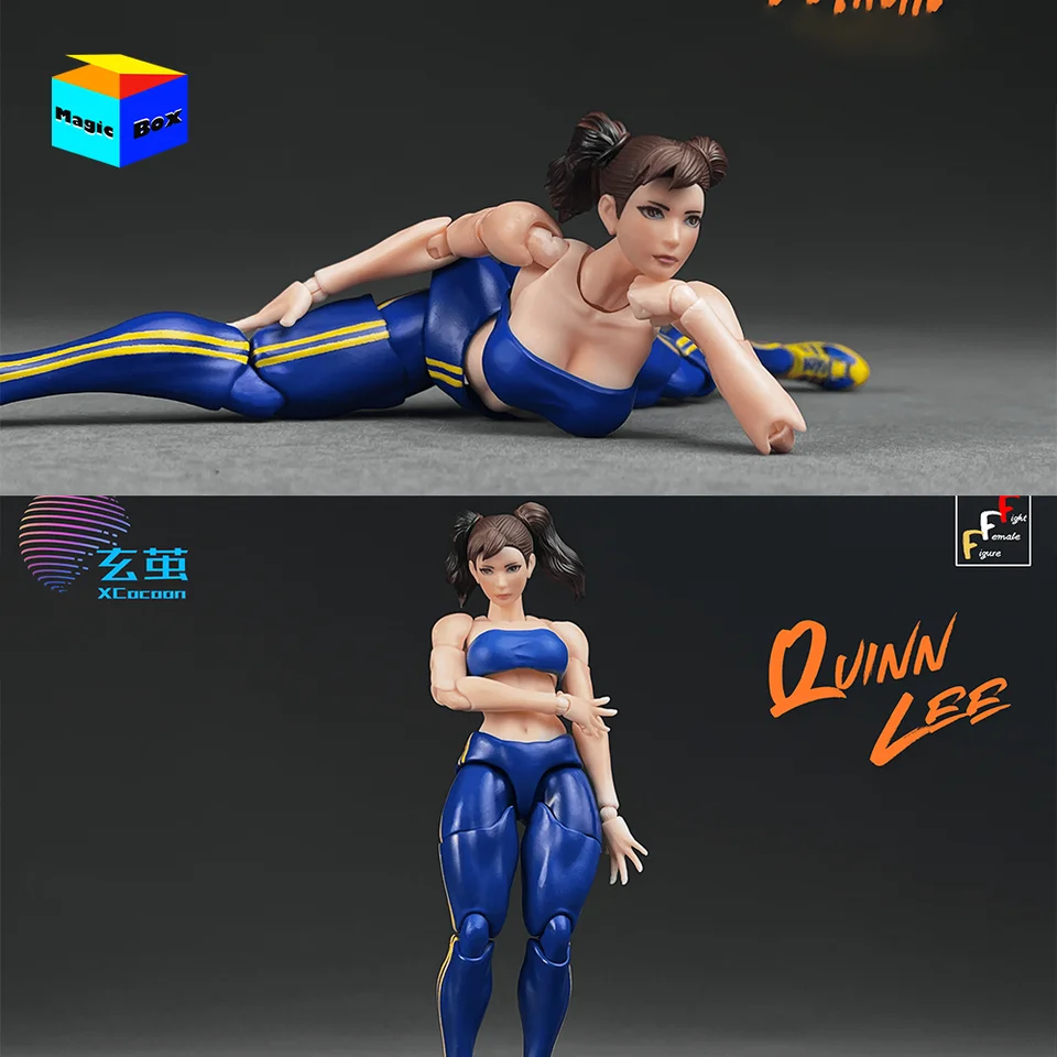 Predpredaj PJ01 1/12 Scale Meatball Fighting Girl Girl Li Qinghan Build Block Accessories Plnko set 6in ženská akčná figúrka hračky