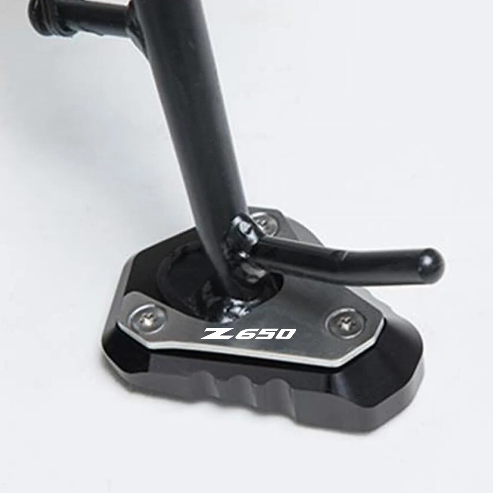 Predĺženie na bočné stojany na nohy Kickstand motocykel Sidestand Plate Zväčšenie CNC pre Kawasaki Z650 Z 650 2017-2020 2021 2022 2023 2024