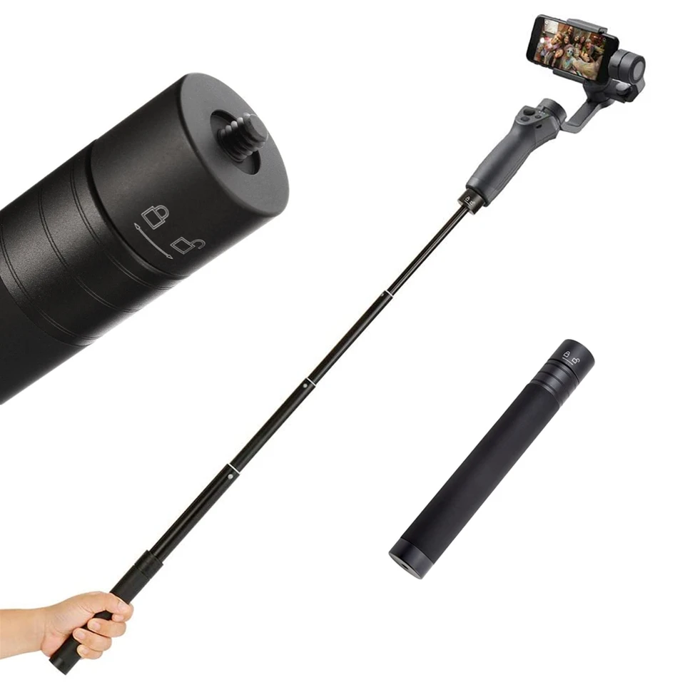 Predĺženie tyče pól selfie stick teleskopický pre DJi Osmo Mobile 3 4 Feiyu Zhiyun Smooth Isteady Gimbal Accessories for DJi om 5